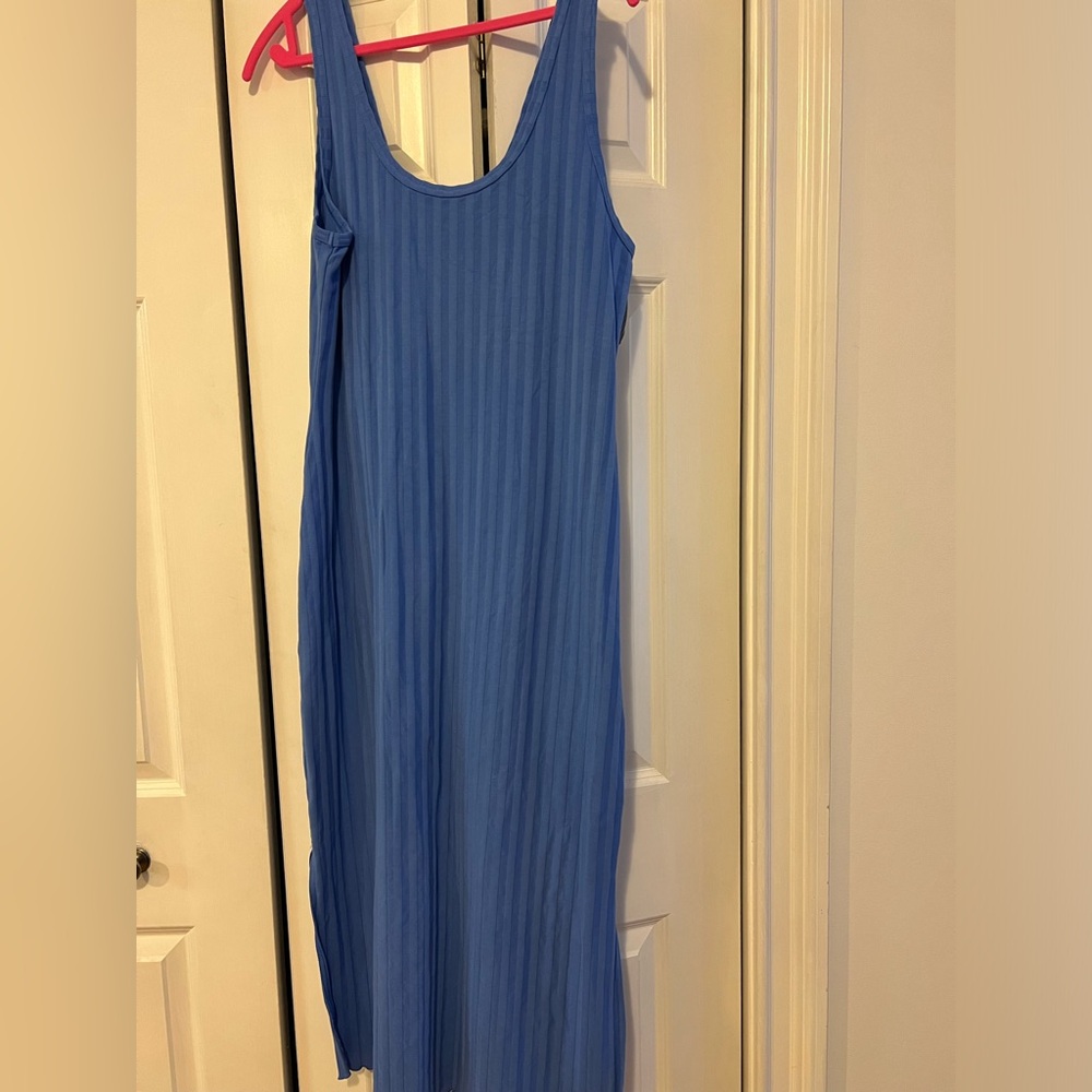 NWT Aerie offline ribbed midi dress with side slits